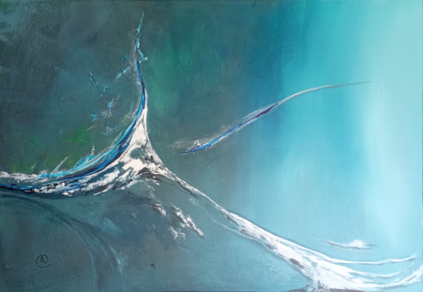 EN SUSPENSION 116 x 81 x 2 cm VENDU