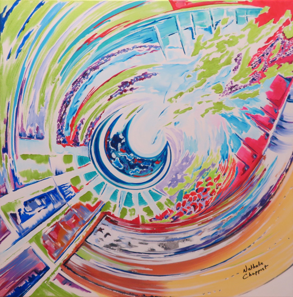 ETAT LUNAIRE 60 x 60 x 3,5 cm