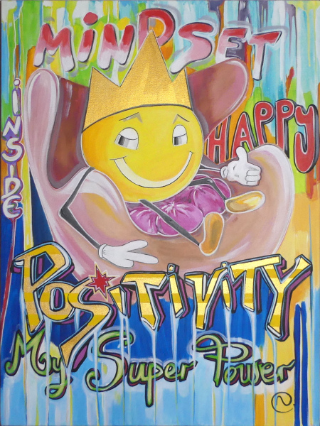 POSITIVITY 23,62 x 31,50 x 1,5 pouces 