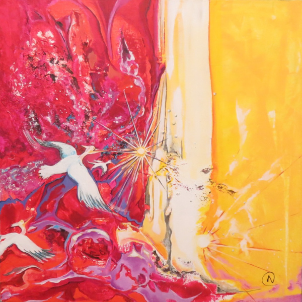 LE PASSAGE 50 x 50 x 3 cm- VENDU