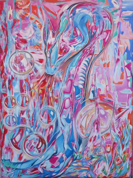 LE JEU DU DRAGON 97 x 130 x 2 cm