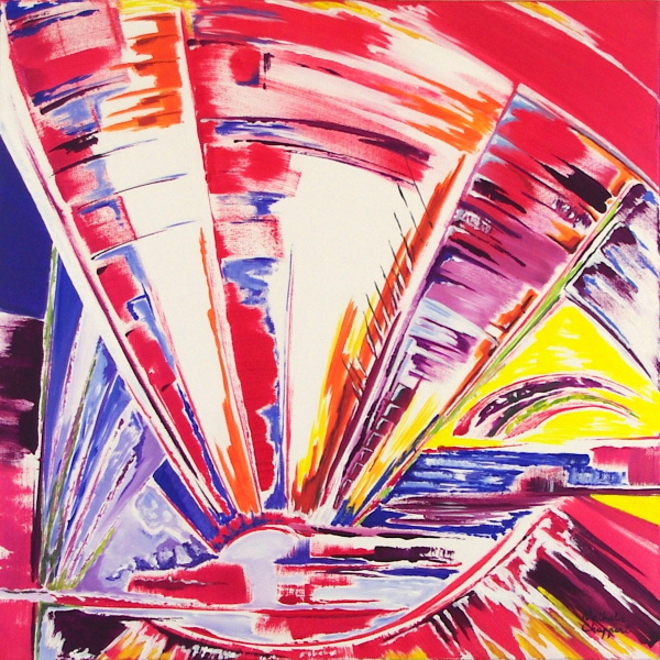 LA VOILE  60 x 60 x 3,5 cm