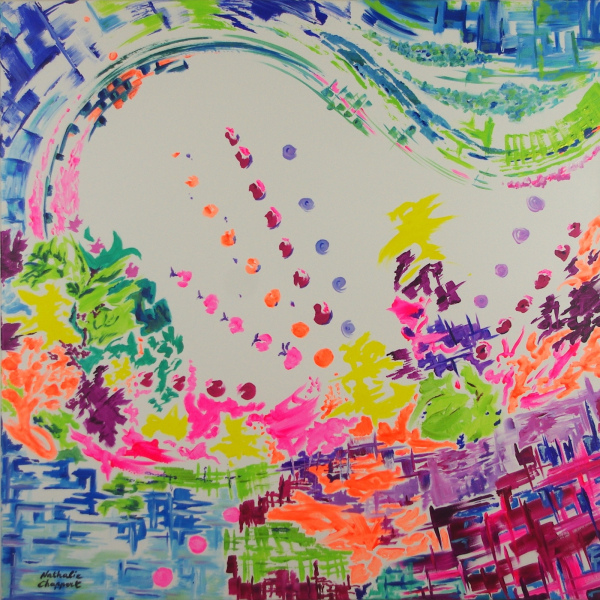 ECLAT DE FÊTE 80 x 80 x 3,5 cm