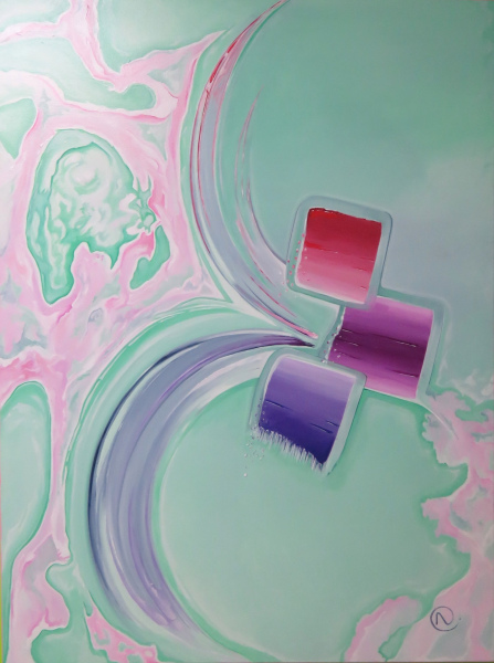 MENTHE A L'EAU 97 x 130 x 2cm