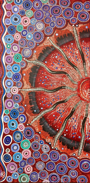 UN SOLEIL POUR TOUS 50 x 100 x 3,5 cm cm