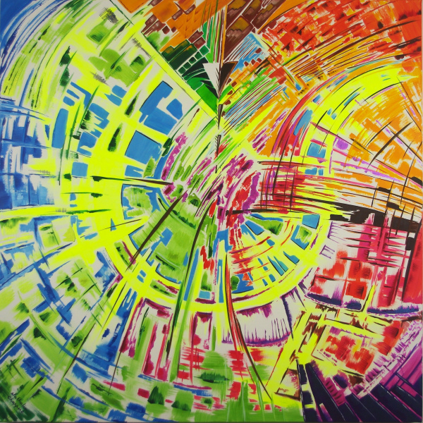 ALCHIMIE 100 x 100 x 3,5 cm