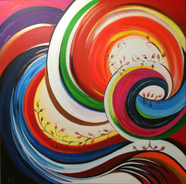 AMOUR 80 x 80 x 3,5 cm Non dispo